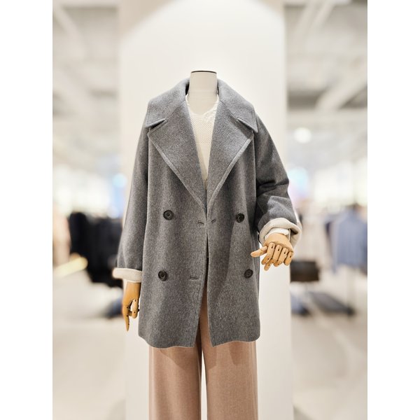 [파주점] [더아이잗컬렉션]울 캐시미어 더블 칼라 코트 CPCA0CT741