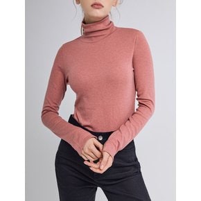 ESSENTIAL HIGH-NECK TOP (PINK)