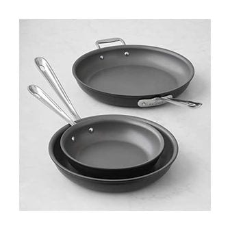  미국 올클래드 프라이팬 AllClad NS1 Nonstick Induction 3Piece Set 8 10 and 12 Fry Pans 1432