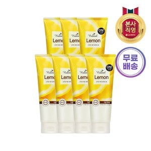 엘지생활건강 온더바디 더내추럴 레몬 클렌징폼200G 7개