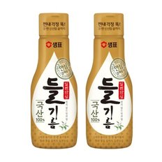 샘표 들기름 일편단심 국산들기름 200ml 2개