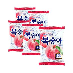 복숭아 캔디 153g x 5개 / 사탕