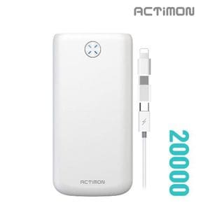 엑티몬 보조배터리 MON-P-K20000 20000mAh 5+8C핀