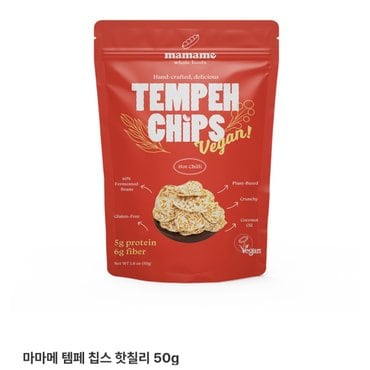 신세계 가공 마마메템페칩핫칠리50g