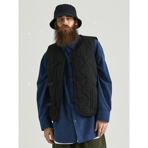 CB QUILTING PADDING VEST (BLACK)