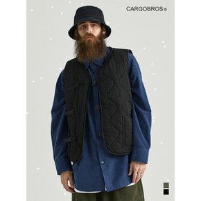 CB QUILTING PADDING VEST (BLACK)