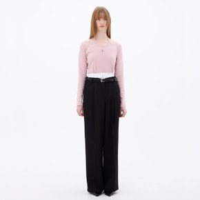 MOON NIGHT WIDE PANTS / BLACK