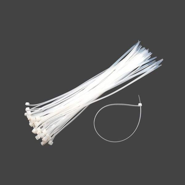 확대된 대표 kimspp 케이블타이 6x400mm (벌크50개) 케이블밴드 전선 배선정리 타이밴드