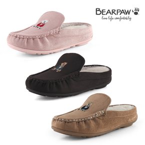 베어파우(BEARPAW) 아동 뮬 슬립온 DOLLIER BEAR MULE 초코,탄,핑크 K819ND-K