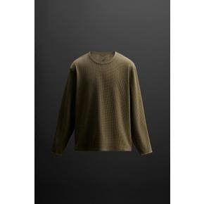 텍스처 트레이닝 티셔츠 4387/312 OLIVE GREEN