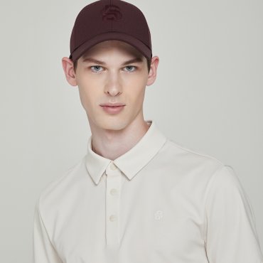 BOSS GOLF 더블 B 와펜 로고 볼캡 UNISEX BURGUNDY