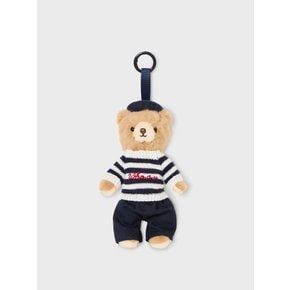 WHAWG2411A 후아유 Fluffy Bear Stripe Keyring