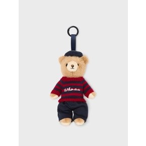 WHAWG2411A 후아유 Fluffy Bear Stripe Keyring