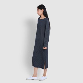 여 피치스킨 체크 파자마 원피스 J205403016058