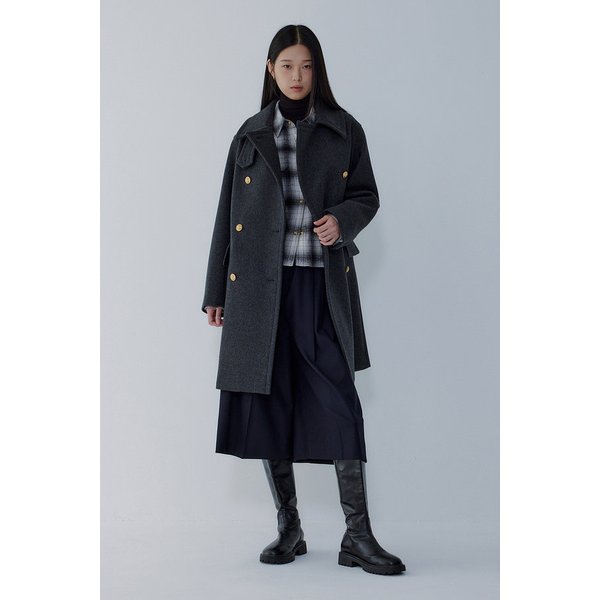 [리오더] 브러시트 체크 패턴 셔츠 7115460905201