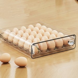 바보사랑 투명 서랍 계란 보관함 달걀 정리함 1단 30구 MH88