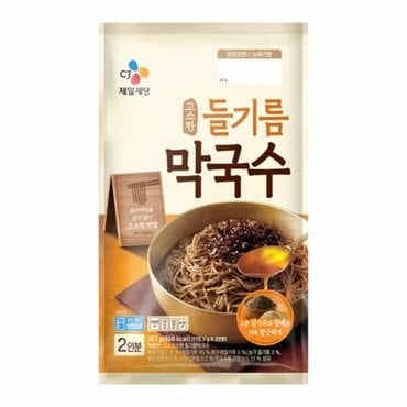 CJ제일제당 냉장 고소한 들기름막국수 356g (2인분) 2입