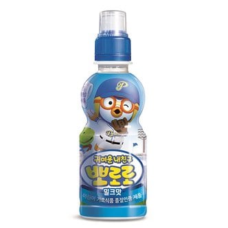  뽀로로 음료수 밀크맛 235ml 24패트