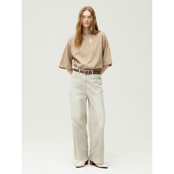 스트레이트 빈티지 데님 팬츠 EMQ3DPT020