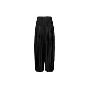 [여성] 벌룬 하렘 플리츠 팬츠 (블랙)