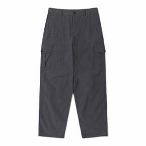 [seriesbleu] BLENDED LINEN NYLON CARGO PANTS (WIDE)_S2PNM24531CHX