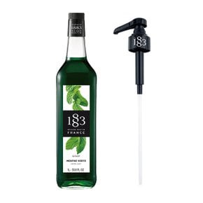 1883 그린민트 시럽 1000ml + 1883 시럽 펌프 세트