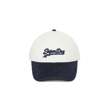 SUPERDRY 빈티지 로고 코듀로이 볼캡(SDUZCDO04NVY)