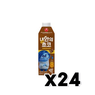  내안의 진짜초코 팩음료 280ml x 24개