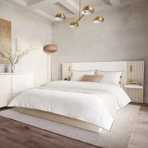 레나 60수 고밀도면 리본 차렵이불 K