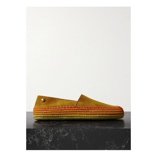 파울라 이비자 리오 라피아 트리밍 스웨이드 에스파드리유 오렌지 46376663162835487