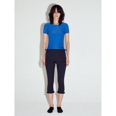 Wired hem basic top in Blue