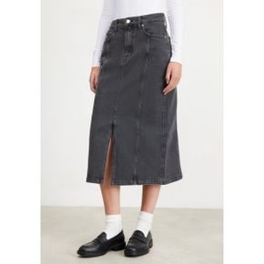 4071517 Tommy Hilfiger CLAIRE MIDI SKIRT - Denim skirt denim black