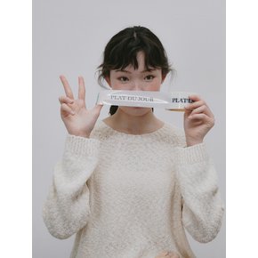 Cotton round knit (Beige)