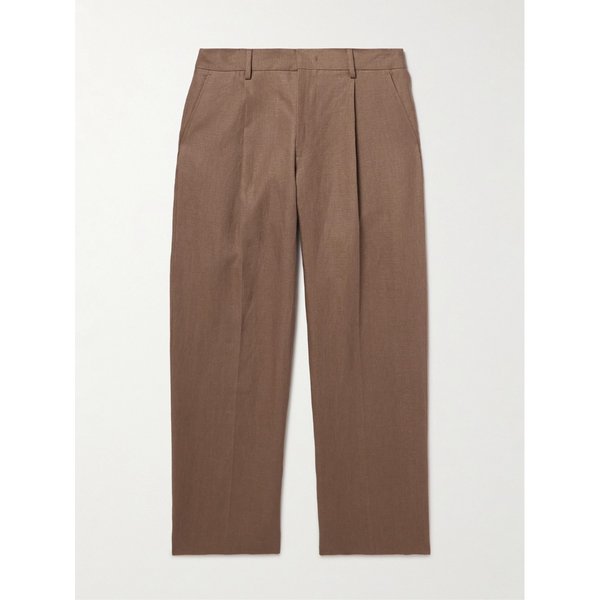 NN.07 Kay 1454 스트레이트 레그 플리츠 리넨 팬츠 46376663163055523