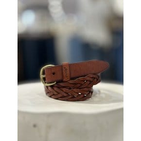 여성 소가죽 꽈배기 벨트  D7608-002