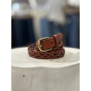 여성 소가죽 꽈배기 벨트  D7608-002