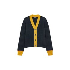 [PS PAUL SMITH] 여성 컬러 블록 골지 가디건 5743328558000