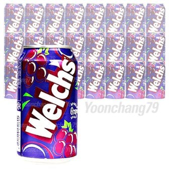  웰치스 포도 355ml X 24캔