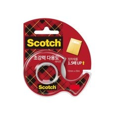 스카치 초강력 다용도 테이프 (12mmx25m) SH1225D