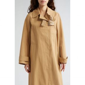 4786071 Ganni Organic Cotton Blend Twill Coat