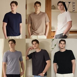 브이컷 [초특가 39,900원 ]브이컷  코튼100 튜블러 티셔츠 6종 (남)