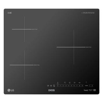 LG [LG전자공식인증점] LG 디오스 인덕션 전기레인지 BEI3GQUO (빌트인전용, 3버너)