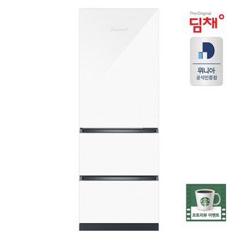  위니아 딤채 EDT33IBPYWT[공식인증점] 스탠드형 화이트 김치냉장고 330L