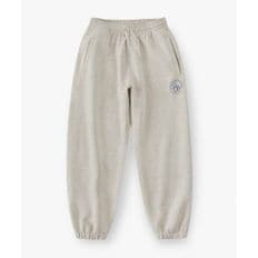 라퍼지스토어 심볼 로고 와이드 조거 스웨트팬츠_오트밀 Melange Symbol Logo Wide Jogger Sweatpants_오트밀Melange