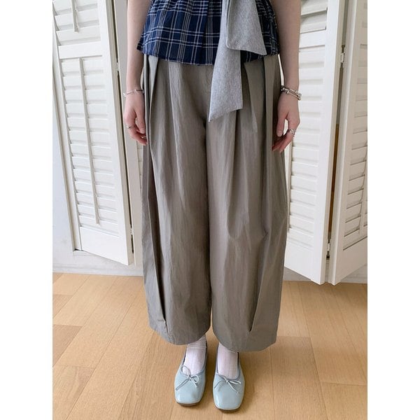 Front Tuck Wide Pants 2colors