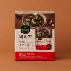 비비고 양지살 소고기미역국 500g X 4입