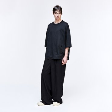 송지오 지제로 피그먼트 워시드 티셔츠 차콜 SH3TS815CH