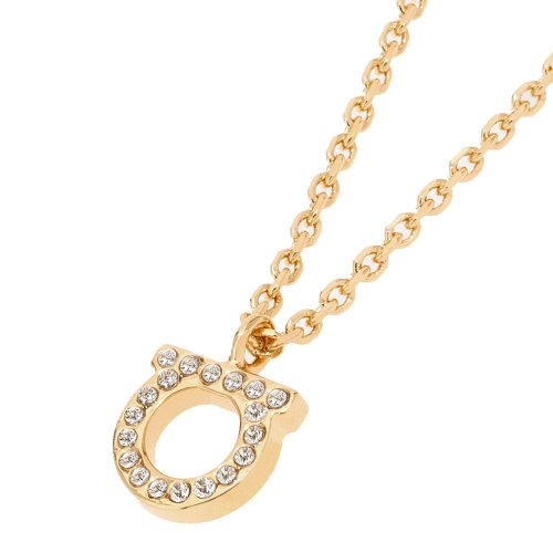 [해외배송] 26 F/W 페라가모 스몰 간치니 목걸이 696654/760131ORO/CRYSTAL B0012293522
