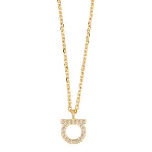 [해외배송] 26 F/W 페라가모 스몰 간치니 목걸이 696654/760131ORO/CRYSTAL B0012293522