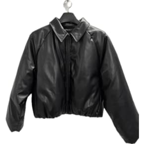 [부산점] 레더 다운 자켓 KH4FA21